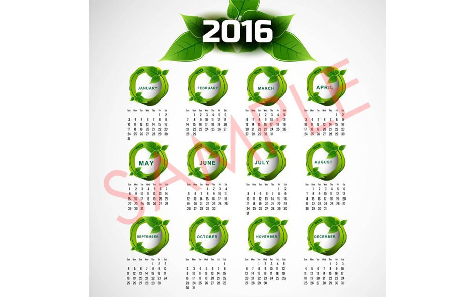 Eco Calendar Samples: Photo 3